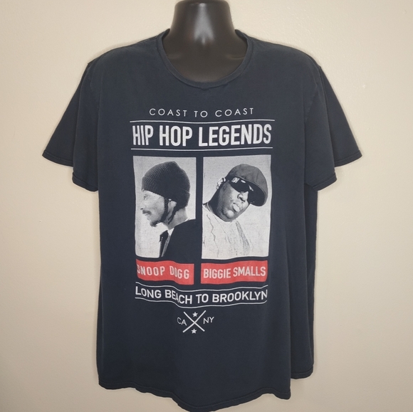 Snoop Dogg Other - Snoop Dogg x Biggie Smalls Men's 2XL Band T-shirt Rap Tee Hip Hop Distressed